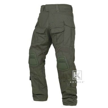 Krydex - G3 Combat Pants Army Military Tactical Cargo Trousers With Knee Pads Gen3 - Ranger Green Krydex - G3 Combat Pants Army Military Tactical Cargo Trousers With Knee Pads Gen3 - Ranger Green