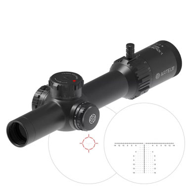 Оптический прицел Artelv CRS (b) 1-10x28 FFP 34мм - Black