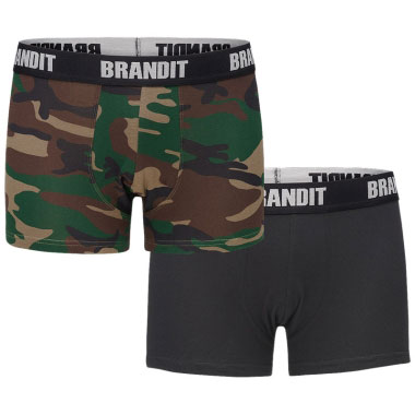 Brandit - Boxershort Logo - Woodland-Black Brandit - Boxershort Logo - Woodland-Black
