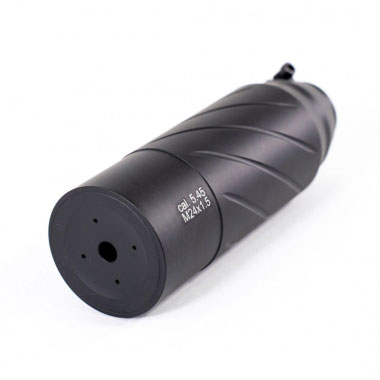 Custom Guns - ДТК закрытого типа urus (6 камер) для АК, 24*1,5, калибр 223/5.45 (авто) - Чёрный