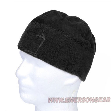 Emerson - Fleece Velcro Watch Cap - Black Emerson - Fleece Velcro Watch Cap - Black