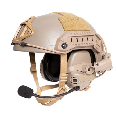 FCS - Falcon Proffesional Tactical Headphones - Dark Earth