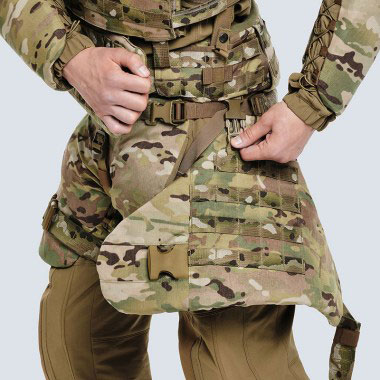 ТРИАДА-ТКО - МРС Модуль бронезащиты бедра с бронеэлементом по классам защиты Бр1 и С2 Multicam 1000D ТРИАДА-ТКО - МРС Модуль бронезащиты бедра с бронеэлементом по классам защиты Бр1 и С2 Multicam 1000D