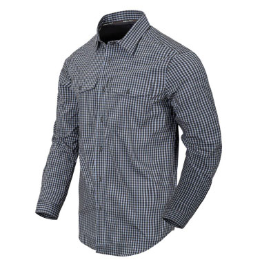 Helikon-Tex - Covert Concealed Carry Shirt - Phantom Grey Checkered Helikon-Tex - Covert Concealed Carry Shirt - Phantom Grey Checkered