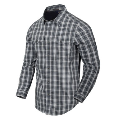Helikon-Tex - Covert Concealed Carry Shirt - Foggy Grey Plaid Helikon-Tex - Covert Concealed Carry Shirt - Foggy Grey Plaid