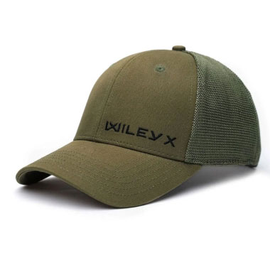 Wiley X - Trucker Cap Olive Green Black Wiley X Logo Wiley X - Trucker Cap Olive Green Black Wiley X Logo