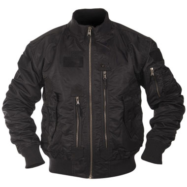 Mil-Tec - US Black Tactical Flight Jacket Mil-Tec - US Black Tactical Flight Jacket