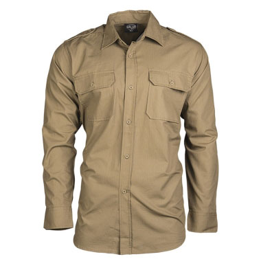 Mil-Tec - Coyote Field Shirt Ripstop Mil-Tec - Coyote Field Shirt Ripstop