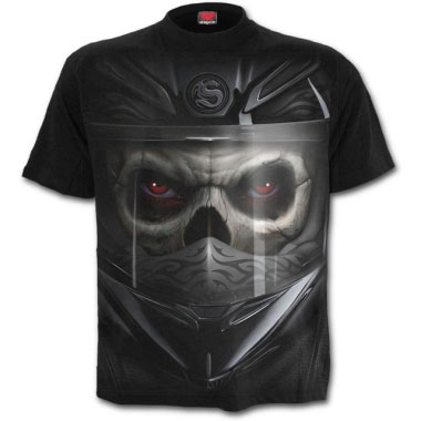 Spiral Direct - DEMON BIKER - T-Shirt Black Spiral Direct - DEMON BIKER - T-Shirt Black