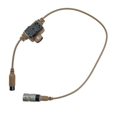 FMA Кнопка PTT разъем рации U229/U 5pin соединение с наушниками разъем U174/U - Dark Earth FMA Кнопка PTT разъем рации U229/U 5pin соединение с наушниками разъем U174/U - Dark Earth