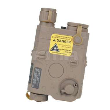 FMA - PEQ 15 Battery Case + Red Laser - Dark Earth