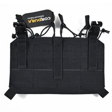 Tactical Component - Open Top Ammo Pouch AK Quad - Black