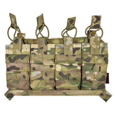 Tactical Component - Open Top Ammo Pouch AK Quad - Multicam Tactical Component - Open Top Ammo Pouch AK Quad - Multicam