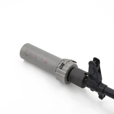 Вектор-7,62 - Модератор звука выстрела VR-FAST+ Щелевик VR-F3 - Серый Вектор-7,62 - Модератор звука выстрела VR-FAST+ Щелевик VR-F3 - Серый