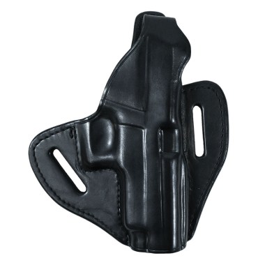 Кобура кожа 2 уха закрытая для Sig Sauer P226 (модель №4) - Чёрный Кобура кожа 2 уха закрытая для Sig Sauer P226 (модель №4) - Чёрный