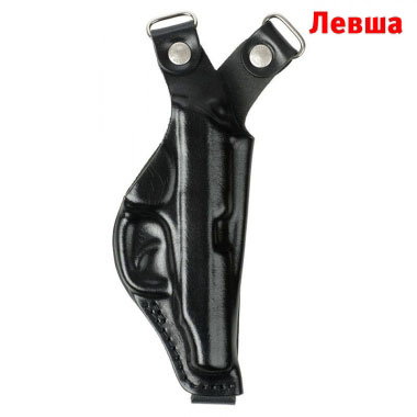 Stich Profi - Кобура Кожа ЛЕВША ПМ оперативная вертикальная Модель №20 - Чёрный Stich Profi - Кобура Кожа ЛЕВША ПМ оперативная вертикальная Модель №20 - Чёрный