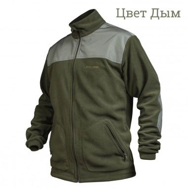 Stich Profi - Толстовка флисовая с накладками и воротником стойкой - Дым