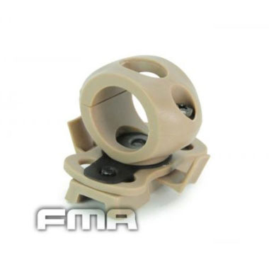 FMA - Single Clamp for 0.83' Flashlight - Dark Earth FMA - Single Clamp for 0.83' Flashlight - Dark Earth