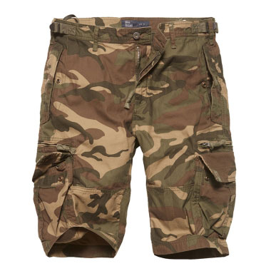Vintage Industries - Gandor shorts - Woodland