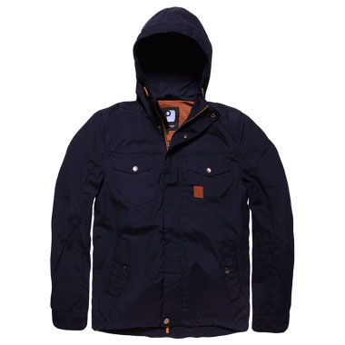 Vintage Industries - Sanded parka - Night Sky