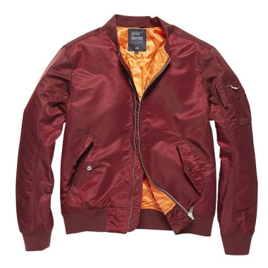 Vintage Industries - Welder jacket - Burgundy Vintage Industries - Welder jacket - Burgundy