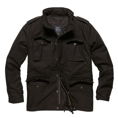 Vintage Industries - Capper parka - Black Vintage Industries - Capper parka - Black