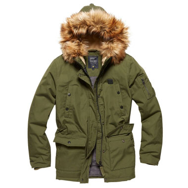 Vintage Industries - Hailey ladies parka - Olive Vintage Industries - Hailey ladies parka - Olive