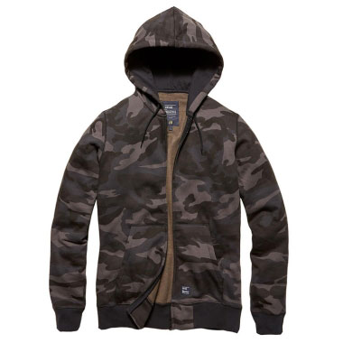 Vintage Industries - Redstone hooded sweatshirt - Dark Camo