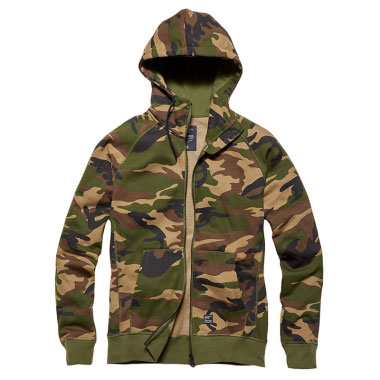 Vintage Industries - Basing hooded sweatshirt - Woodland Camo Vintage Industries - Basing hooded sweatshirt - Woodland Camo