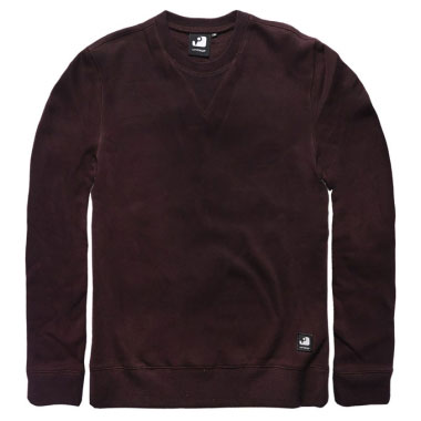 Vintage Industries - Greeley crewneck sweat - Burgundy