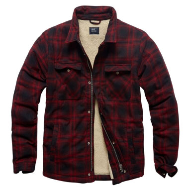 Vintage Industries - Class sherpa - Red Check Vintage Industries - Class sherpa - Red Check