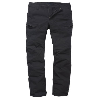 Vintage Industries - Kenny technical pants - Black Vintage Industries - Kenny technical pants - Black