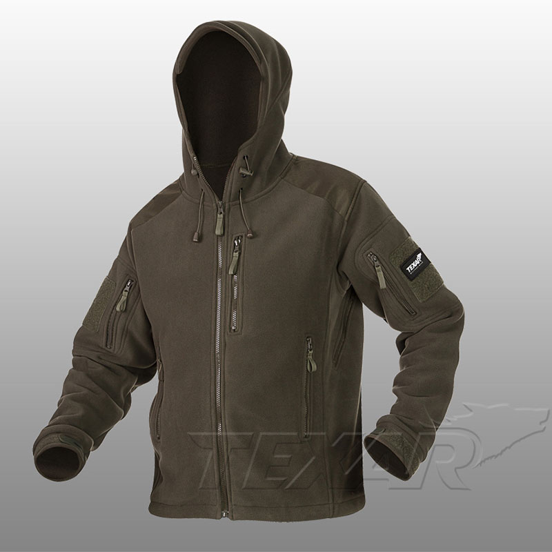 TEXAR - Fleece Jacket HUSKY - Olive