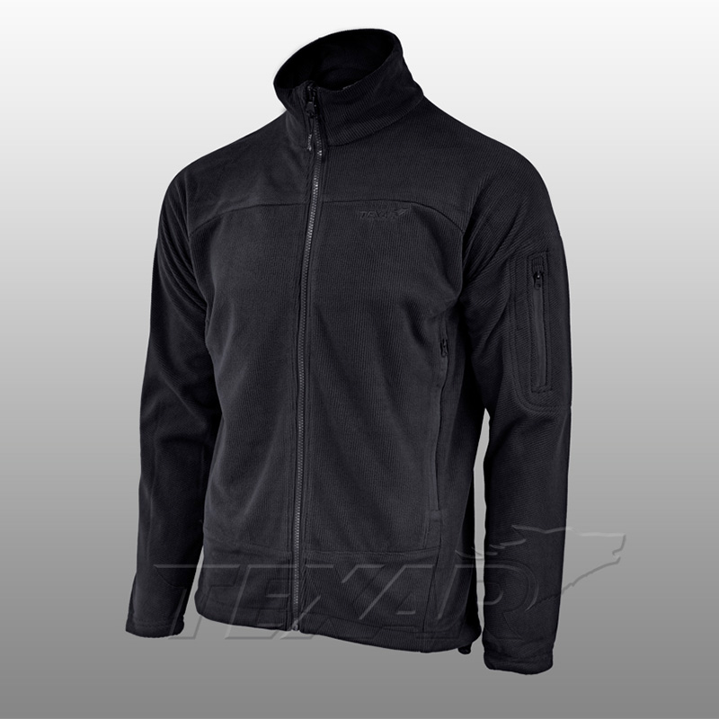 TEXAR - Fleece jacket CONGER - Black