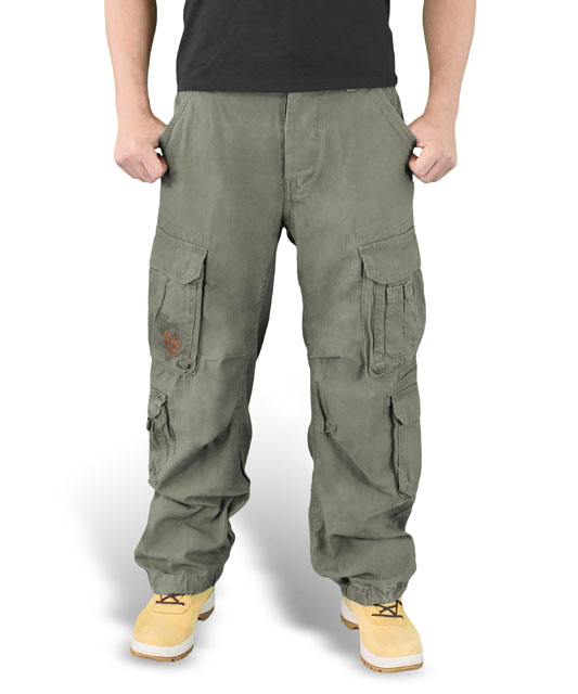 Surplus - Airborne Vintage Trousers - Olive Washed