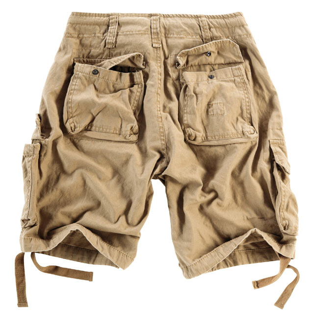 Surplus - Airborne Vintage Shorts - Beige Washed