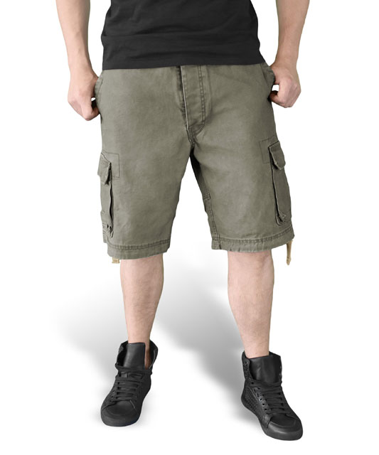 Surplus - Vintage Shorts Washed - Olive Washed