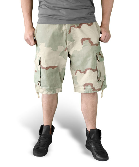 Surplus - Vintage Shorts Washed - 3-Color Desert Oversize
