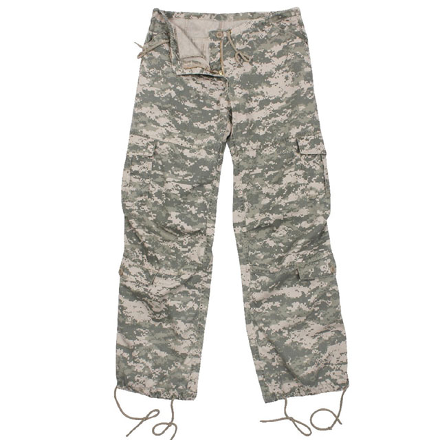 Rothco - Womens Camo Vintage Paratrooper Fatigue Pants - ACU Digital