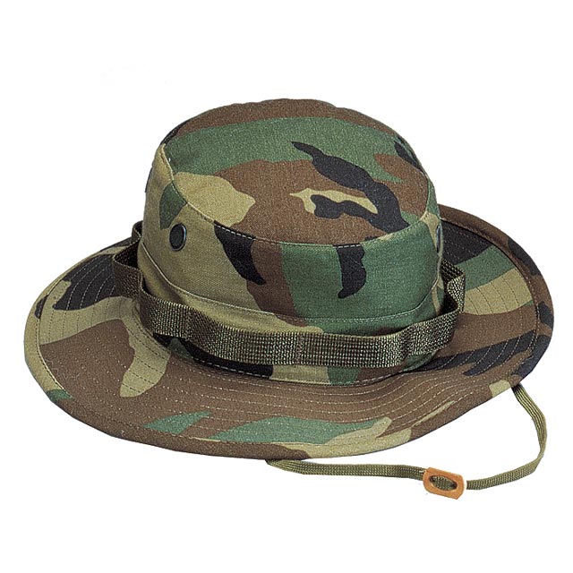 Rothco - Boonie Hat Rip Stop Woodland Camo