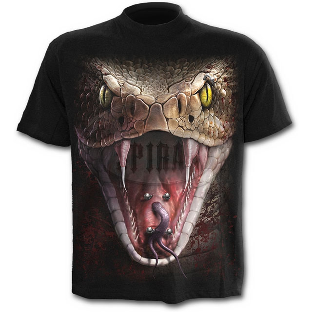 Spiral Direct - SNAKE EYE STUD - T-Shirt Black