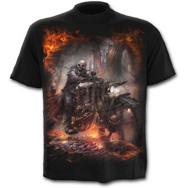 Spiral Direct - STEAM PUNK RIDER - T-Shirt Black