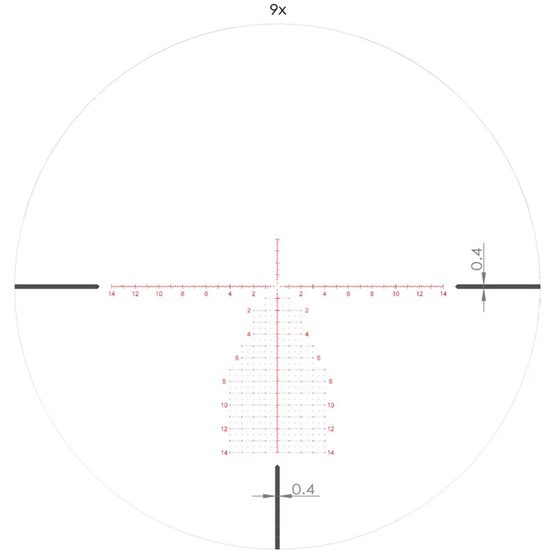 Оптический прицел Artelv LRS 3-18x50 FFP 34мм - Black
