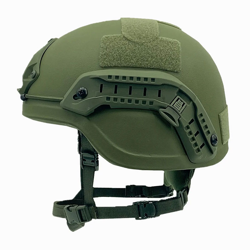 Aholdtech - MICH 2000 Helmet NIJ IIIA UHMW-PE+Aramid - Ranger Green