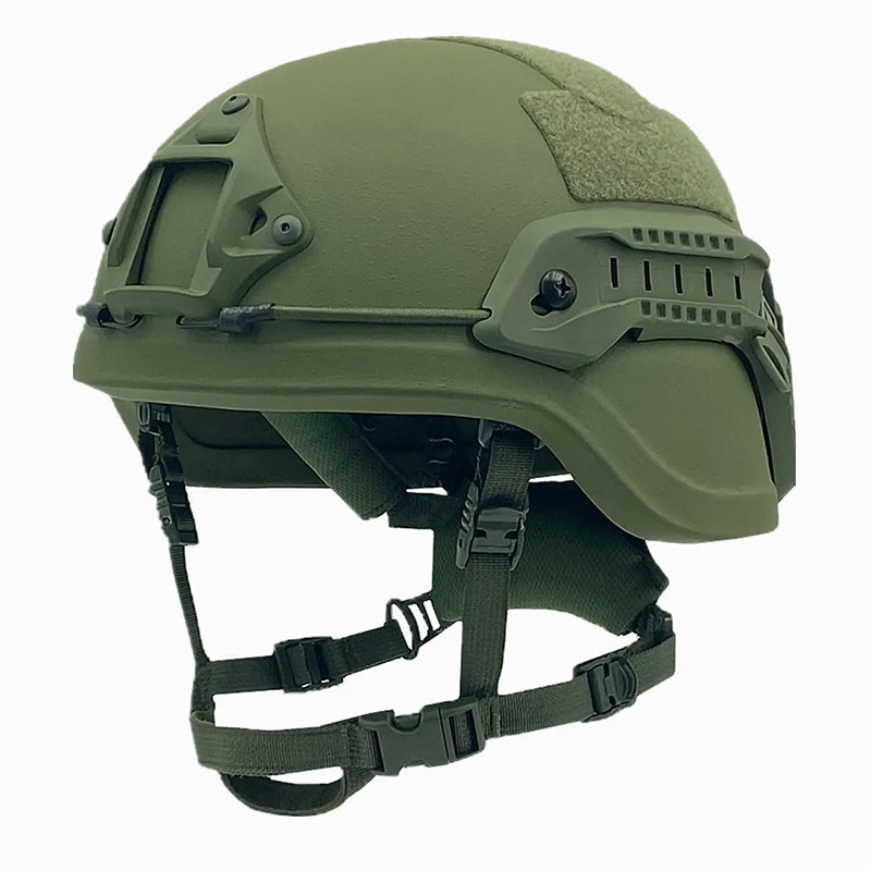 Aholdtech - MICH 2000 Helmet NIJ IIIA UHMW-PE+Aramid - Ranger Green