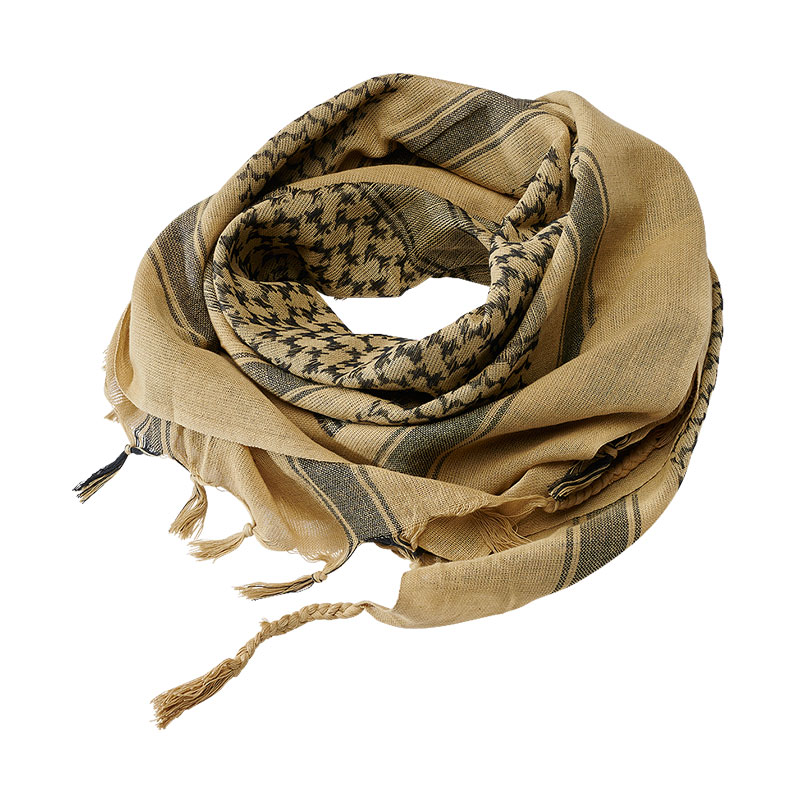 Brandit - Shemag Scarf - Khaki-Black Brandit - Shemag Scarf - Khaki-Black