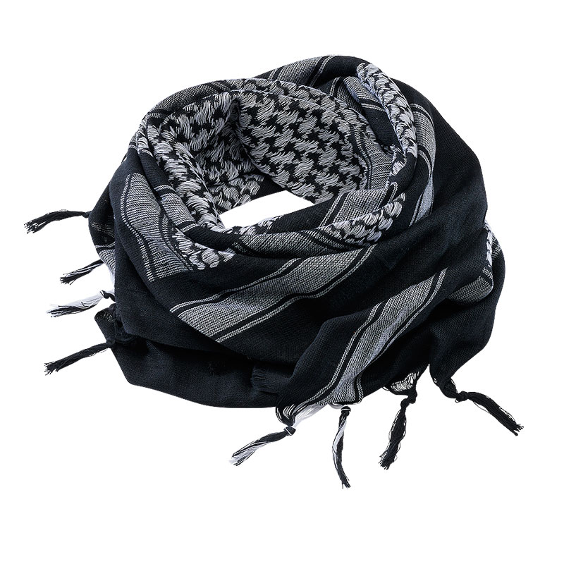 Brandit - Shemag Scarf - Black-White Brandit - Shemag Scarf - Black-White