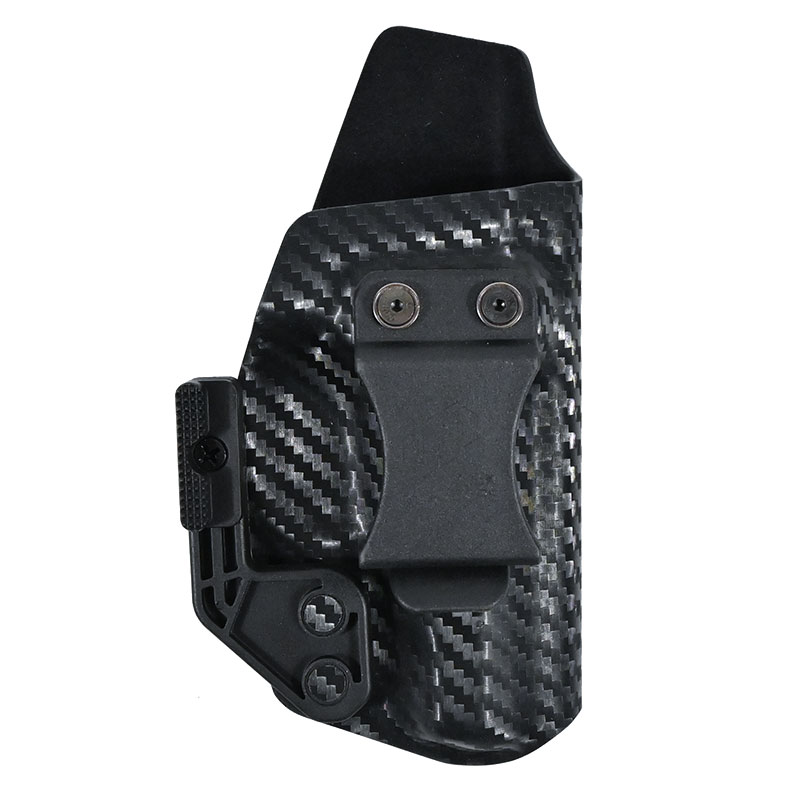 DP Kydex Holster TCG - Кобура из Кайдекса для ПМ + внутренний мягкий слой + текстура CARBON - Carbon Black