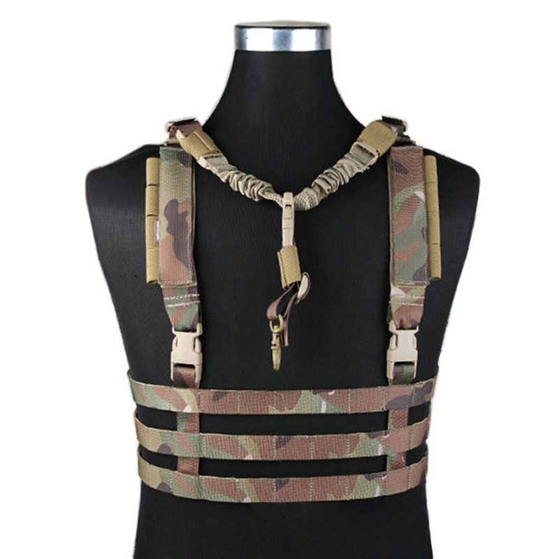 Emerson - MOLLE System Low Profile Chest Rig - Multicam