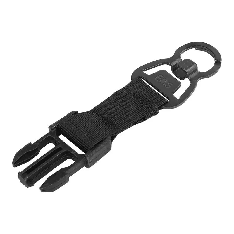 Emerson - L.Q.E multi-purpose Change hanging buckle - Black